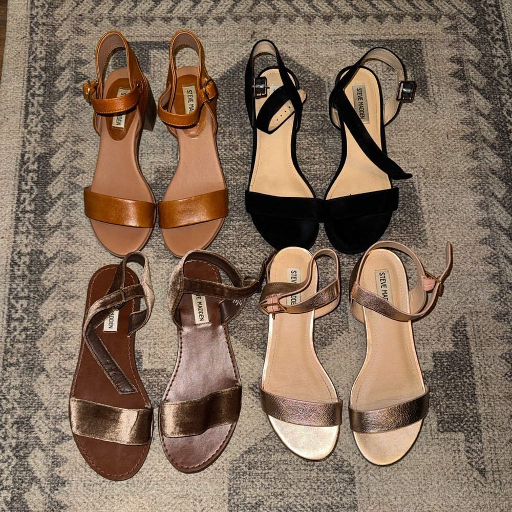 Steve Madden Sandals (all 4 pairs)
